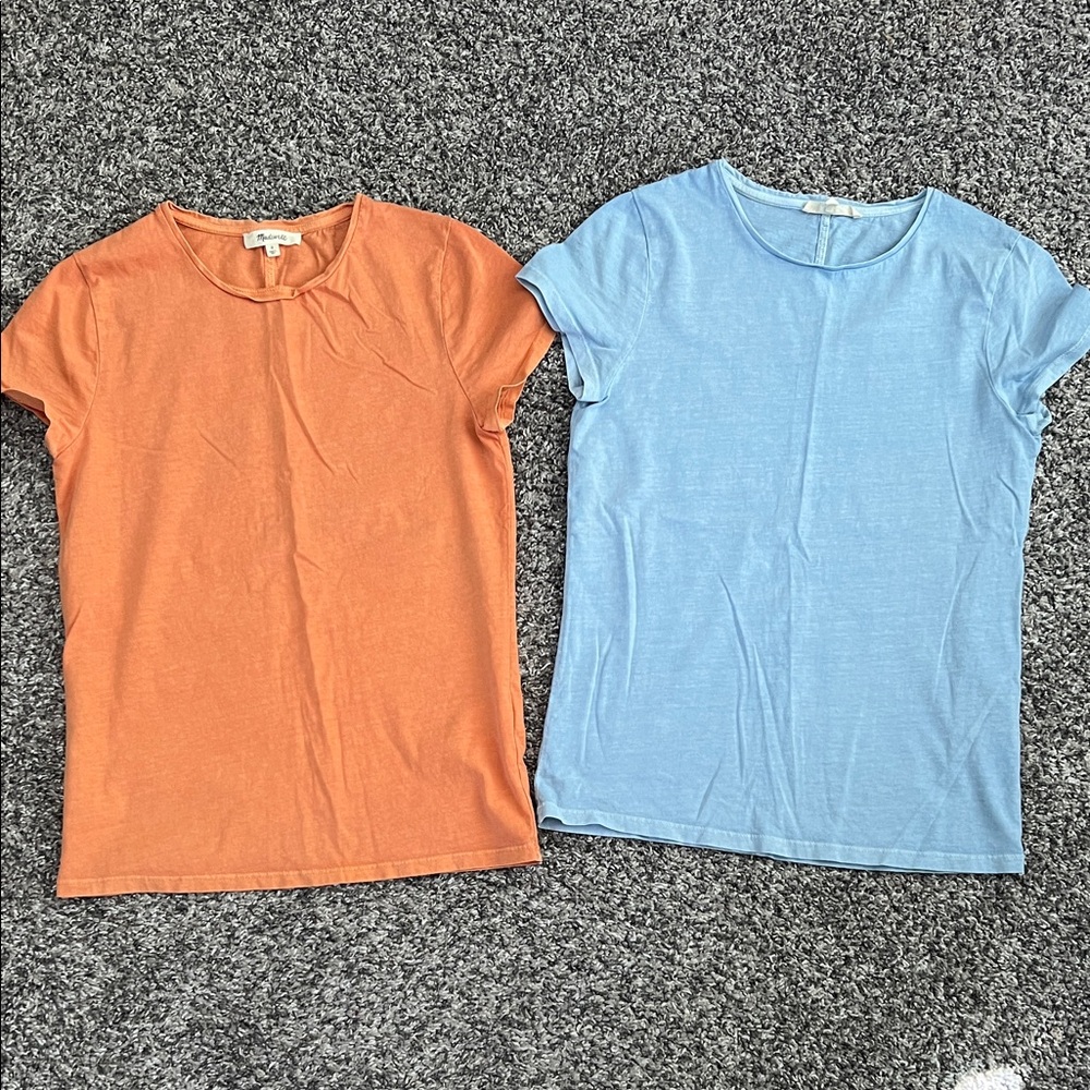 NWOT Madewell Essential Slim T-Shirt Bundle - Small